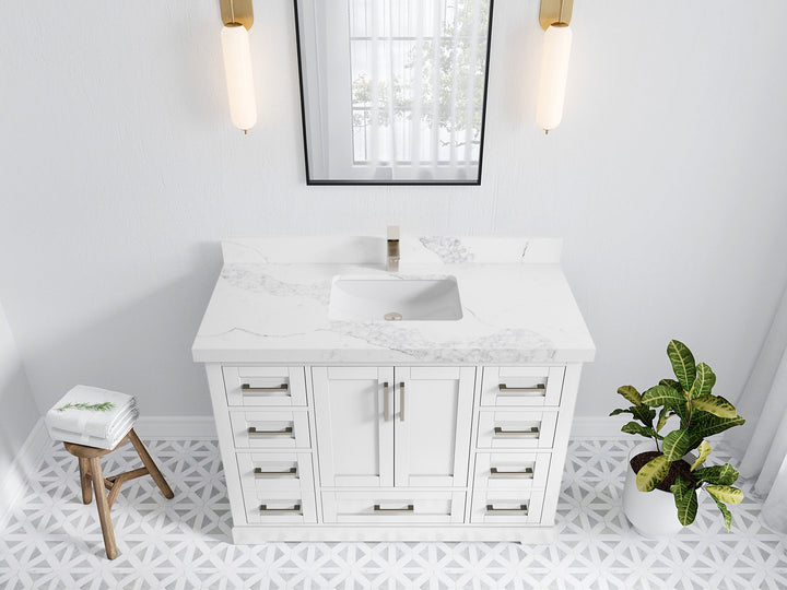 Boston 48 in. W x 22 in. D Single Sink Bathroom Vanity - photo 22
