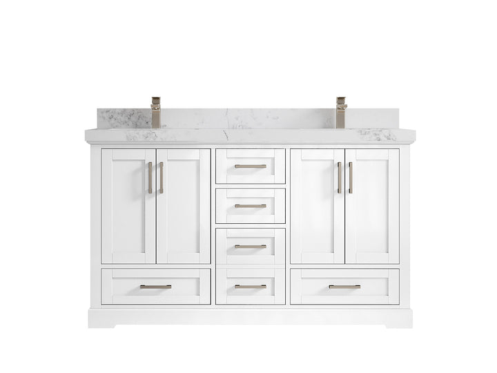 Boston 60 in. W x 22 in. D Double Sink Bathroom Vanity - photo 23