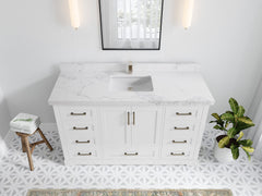 Boston 60 in. W x 22 in. D Single Sink Bathroom Vanity - photo 22
