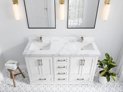 Boston 60 in. W x 22 in. D Double Sink Bathroom Vanity - photo 24