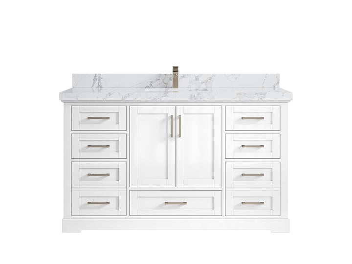 Boston 60 in. W x 22 in. D Single Sink Bathroom Vanity - photo 25