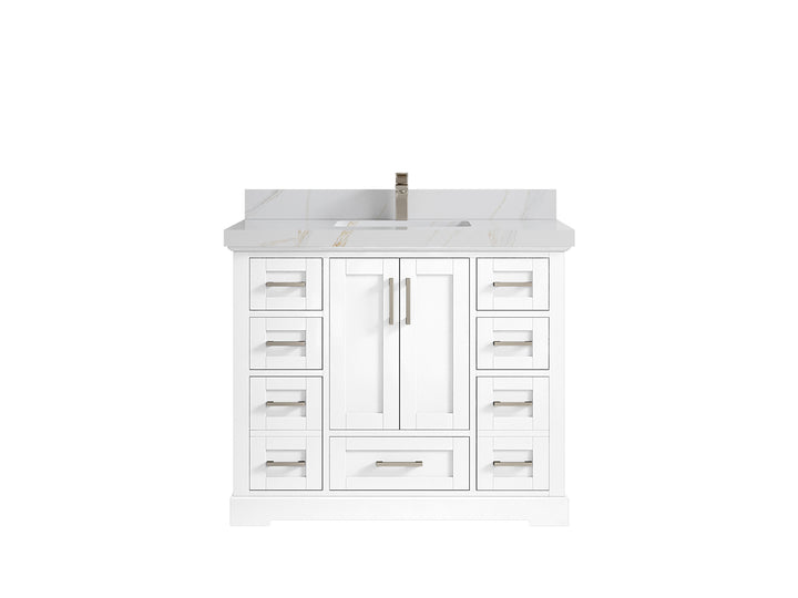 Boston 42 in. W x 22 in. D Single Sink Bathroom Vanity - photo 27