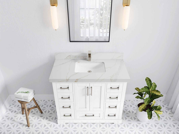 Boston 42 in. W x 22 in. D Single Sink Bathroom Vanity - photo 26