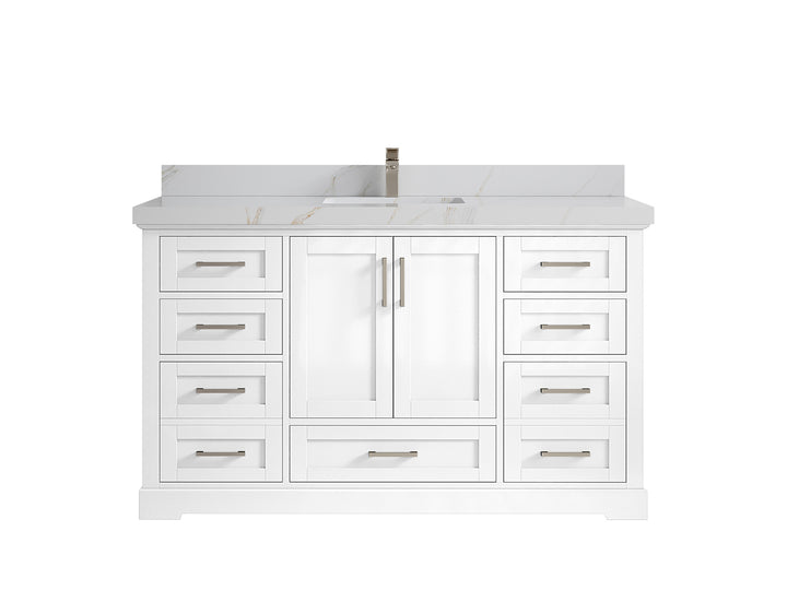 Boston 60 in. W x 22 in. D Single Sink Bathroom Vanity - photo 27