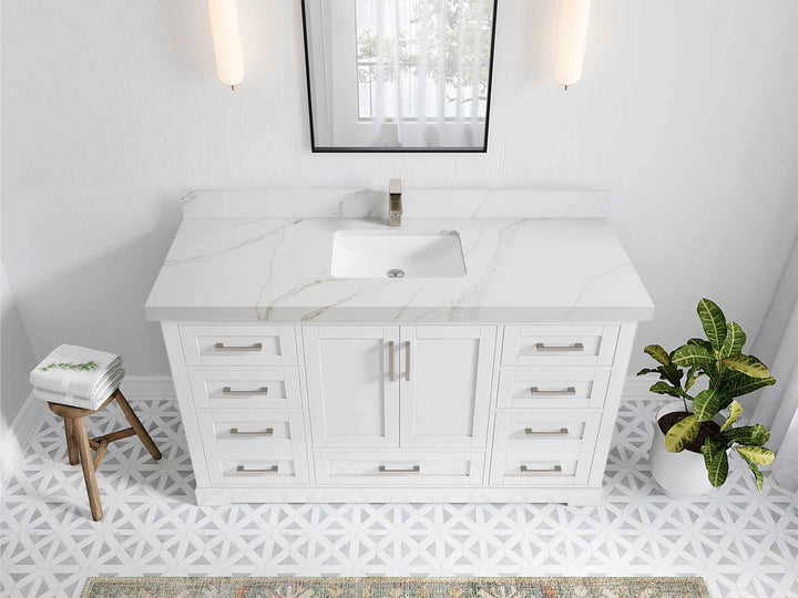 Boston 60 in. W x 22 in. D Single Sink Bathroom Vanity - photo 26