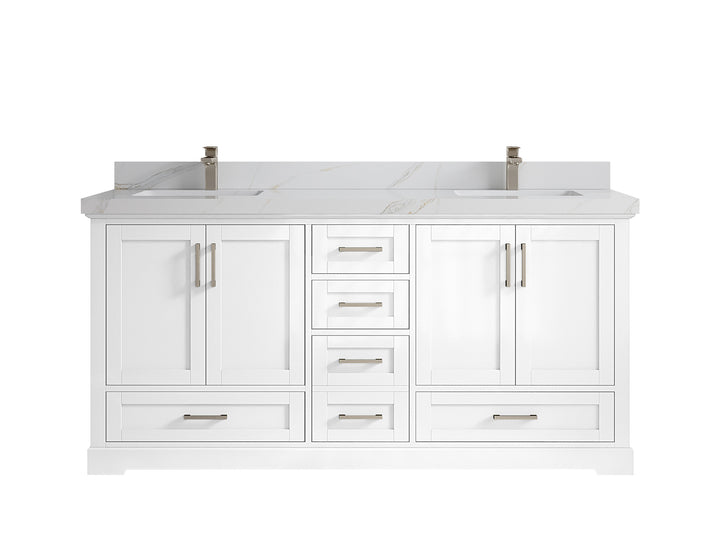 Boston 72 in. W x 22 in. D Double Sink Bathroom Vanity - photo 27