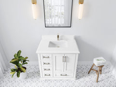 Boston 36 in. W x 22 in. D Center Sink Bathroom Vanity - photo 47