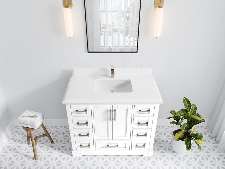 Boston 42 in. W x 22 in. D Single Sink Bathroom Vanity - photo 48