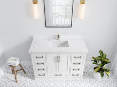 Boston 48 in. W x 22 in. D Single Sink Bathroom Vanity - photo 28