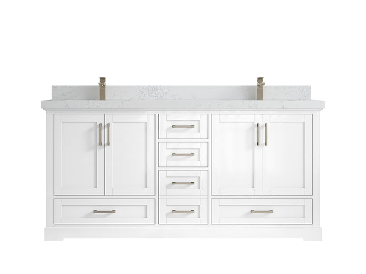 Boston 72 in. W x 22 in. D Double Sink Bathroom Vanity - photo 29