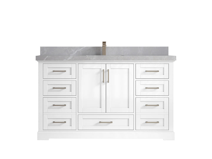 Boston 60 in. W x 22 in. D Single Sink Bathroom Vanity - photo 31