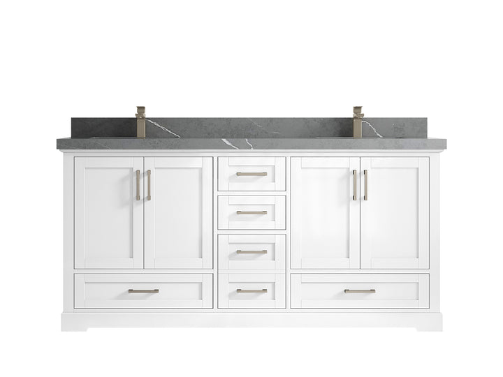 Boston 72 in. W x 22 in. D Double Sink Bathroom Vanity - photo 33