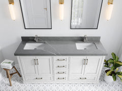 Boston 72 in. W x 22 in. D Double Sink Bathroom Vanity - photo 32