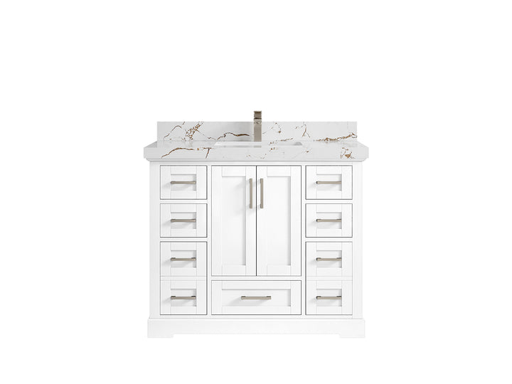Boston 42 in. W x 22 in. D Single Sink Bathroom Vanity - photo 35