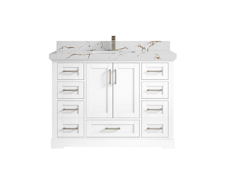 Boston 48 in. W x 22 in. D Single Sink Bathroom Vanity - photo 35