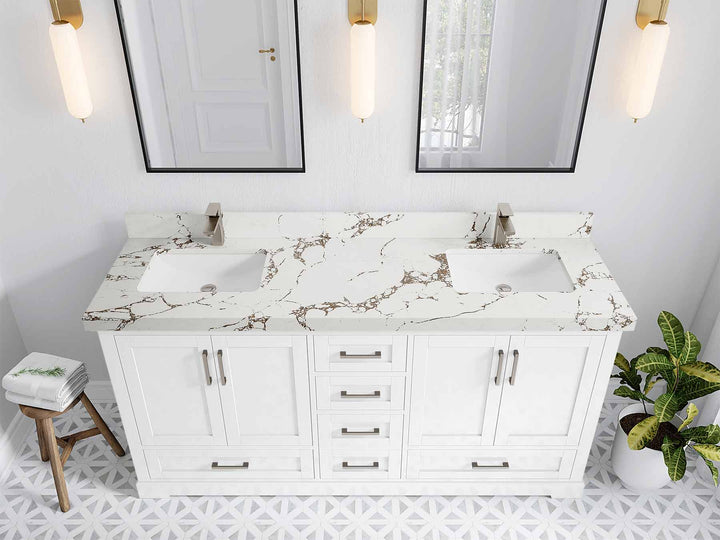 Boston 72 in. W x 22 in. D Double Sink Bathroom Vanity - photo 34