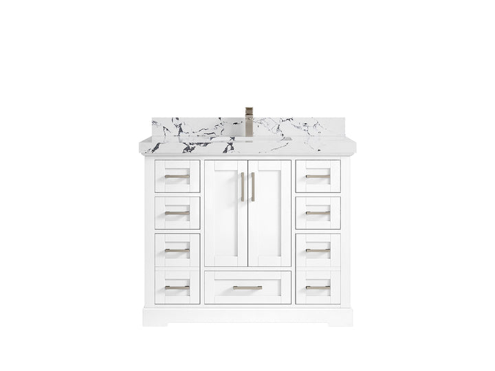 Boston 42 in. W x 22 in. D Single Sink Bathroom Vanity - photo 39