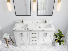 Boston 60 in. W x 22 in. D Double Sink Bathroom Vanity - photo 38
