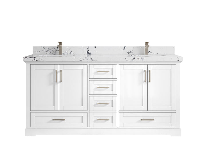 Boston 72 in. W x 22 in. D Double Sink Bathroom Vanity - photo 39