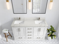 Boston 60 in. W x 22 in. D Double Sink Bathroom Vanity - photo 40