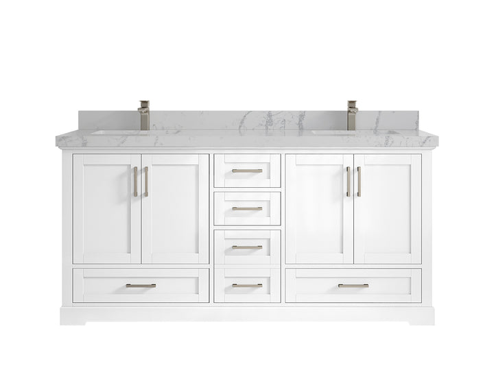 Boston 72 in. W x 22 in. D Double Sink Bathroom Vanity - photo 41