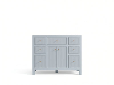 Sonoma 42 in W x 22 in D Free Standing Reeded Single Sink Bathroom Vanity