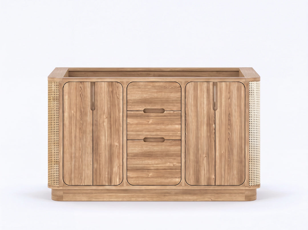 Ventura Teak 60 in. W x 22 in. D Double Sink Bathroom Vanity | 
              
                Light Natural Teak
                
                  
             - VTR_TK_LNT_CA_LZ_60D - photo №11