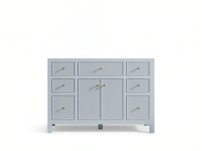 Sonoma 48 in W x 22 in D Free Standing Reeded Single Sink Bathroom Vanity
