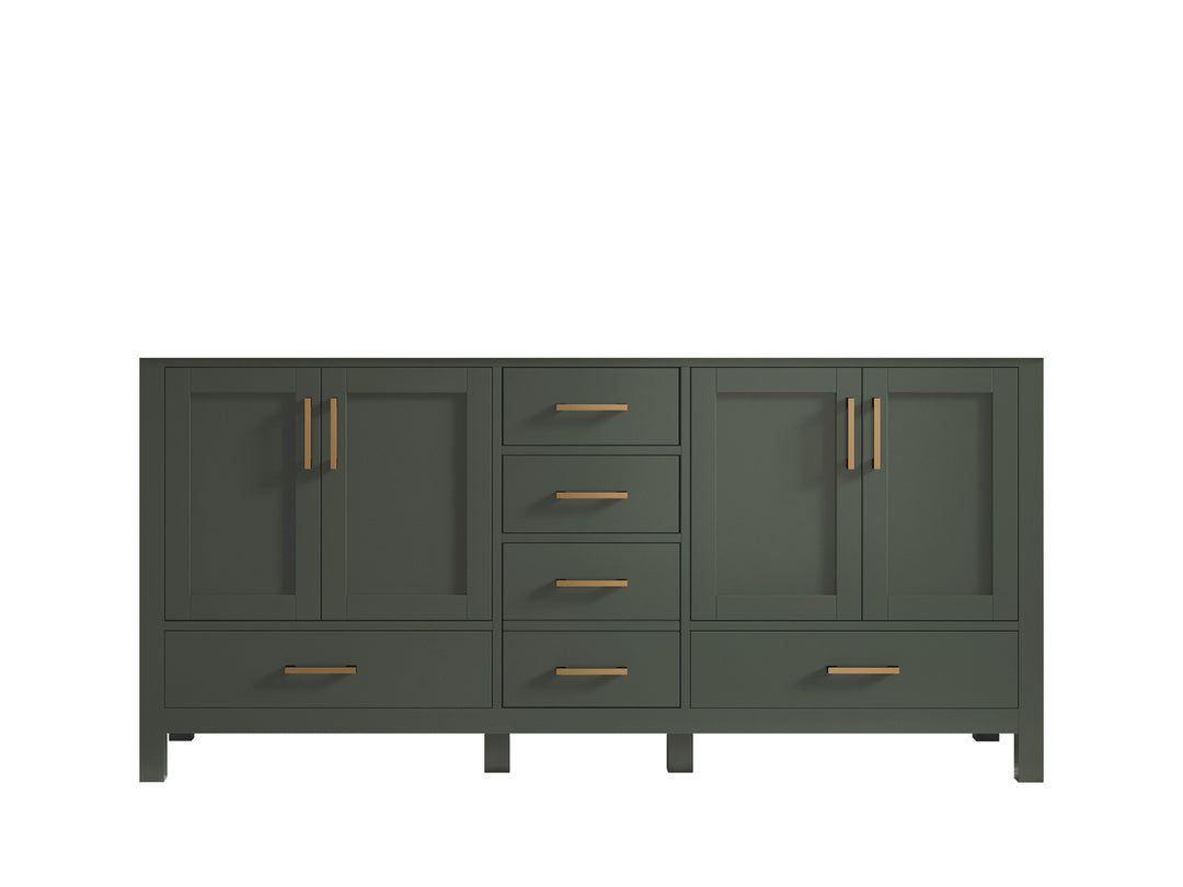Malibu 72 in. W x 22 in. D Double Sink Bathroom Vanity