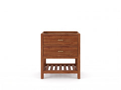 Parker Teak Wood 30 in. W x 22 in. D Single Sink Bathroom Vanity - photo 3