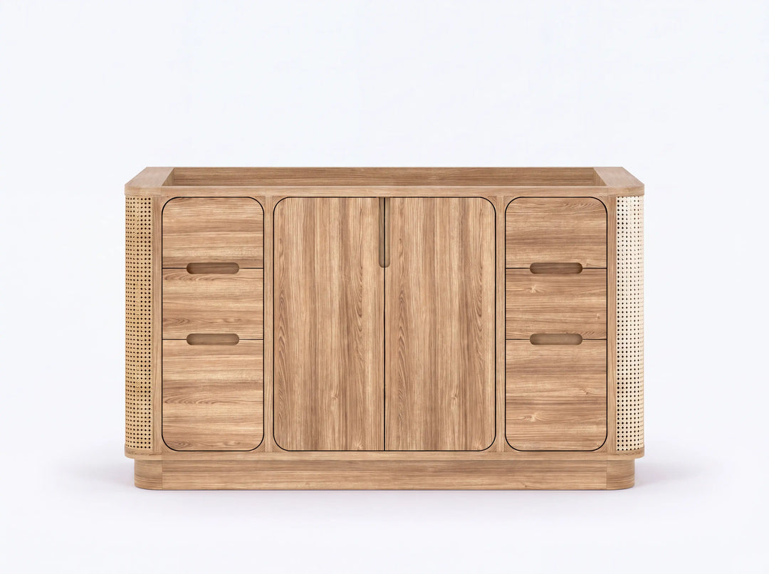 Ventura Teak 60 in. W x 22 in. D Single Sink Bathroom Vanity | 
              
                Light Natural Teak
                
                  
             - VTR_TK_LNT_CA_LZ_60S - photo №10