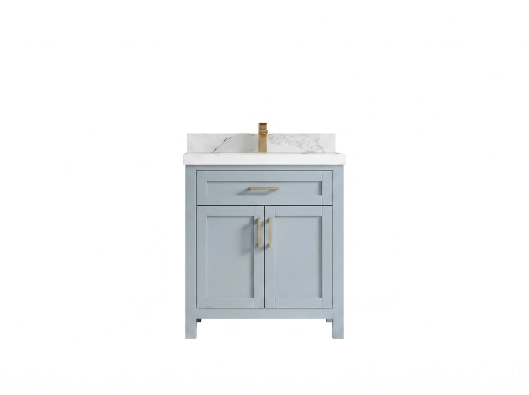 Cambridge 30 in. W x 22 in. D Single Sink Bathroom Vanity | 
              
                Blue Heather
                
                  
             - CAM-CAB-BLU-29 - photo №1