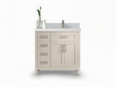 Cambridge 36 in. W x 22 in. D Right Offset Sink Bathroom Vanity - photo 1