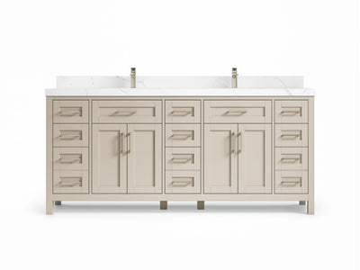Cambridge 80 in. W x 22 in. D Double Sink Bathroom Vanity