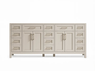 Cambridge 80 in. W x 22 in. D Double Sink Bathroom Vanity