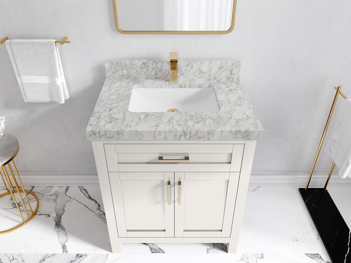 Cambridge 30 in. W x 22 in. D Single Sink Bathroom Vanity (Alabaster) - photo 18