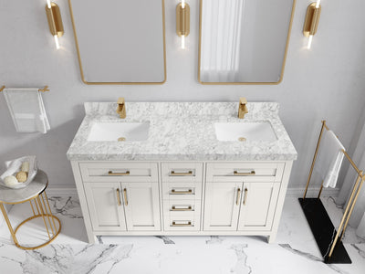 Cambridge 60 in. W x 22 in. D Double Sink Bathroom Vanity