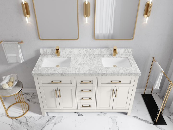 Cambridge 60 in. W x 22 in. D Double Sink Bathroom Vanity - photo 17