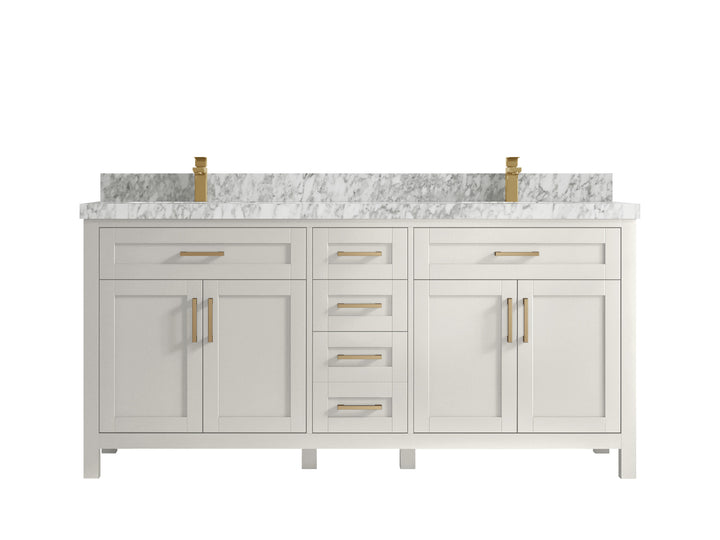 Cambridge 72 in. W x 22 in. D Double Sink Bathroom Vanity - photo 25