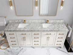Cambridge 84 in. W x 22 in. D Double Sink Bathroom Vanity - photo 17