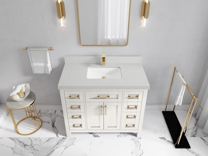 Cambridge 42 in. W x 22 in. D Single Sink Bathroom Vanity - photo 30