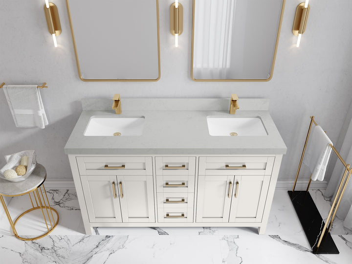 Cambridge 60 in. W x 22 in. D Double Sink Bathroom Vanity - photo 18