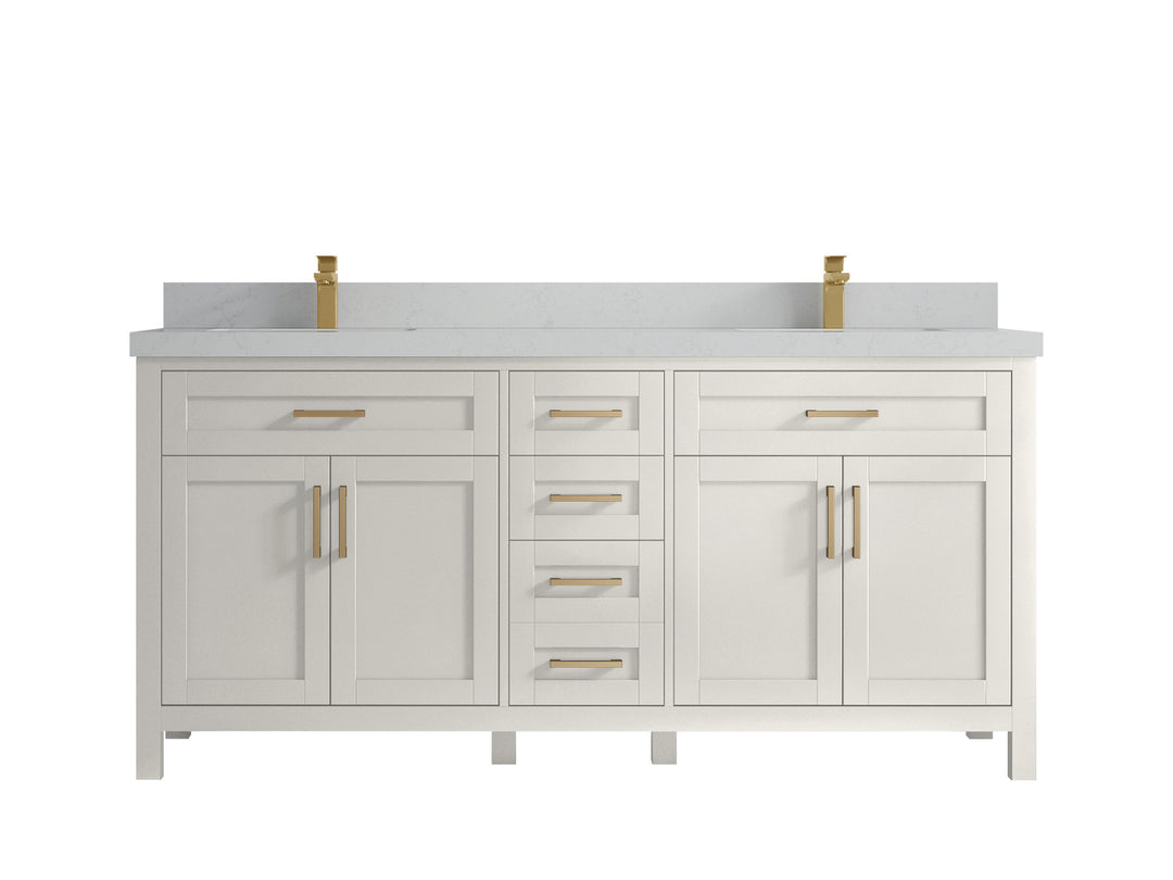 Cambridge 72 in. W x 22 in. D Double Sink Bathroom Vanity