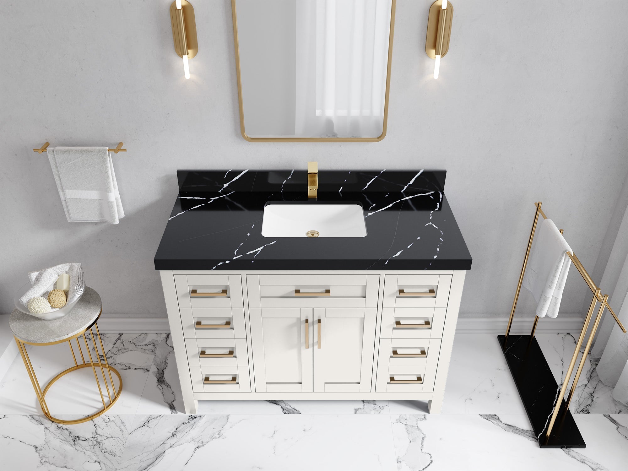 Cambridge 48 in. W x 22 in. D Single Sink Bathroom Vanity