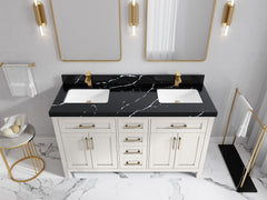 Cambridge 60 in. W x 22 in. D Double Sink Bathroom Vanity - photo 8