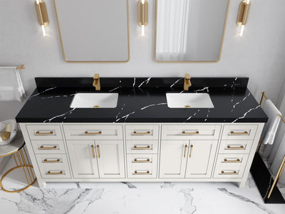 Cambridge 84 in. W x 22 in. D Double Sink Bathroom Vanity