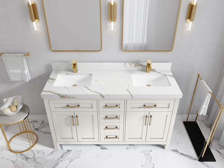 Cambridge 60 in. W x 22 in. D Double Sink Bathroom Vanity - photo 14
