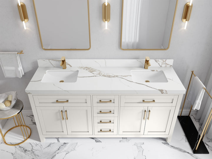 Cambridge 72 in. W x 22 in. D Double Sink Bathroom Vanity - photo 18