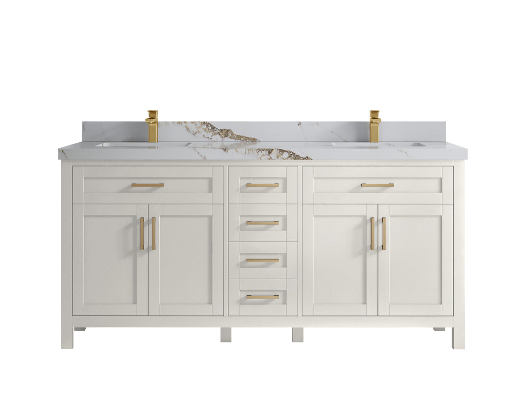 Cambridge 72 in. W x 22 in. D Double Sink Bathroom Vanity