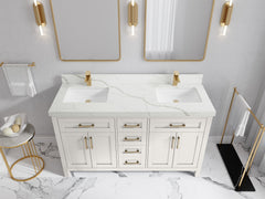 Cambridge 60 in. W x 22 in. D Double Sink Bathroom Vanity - photo 25